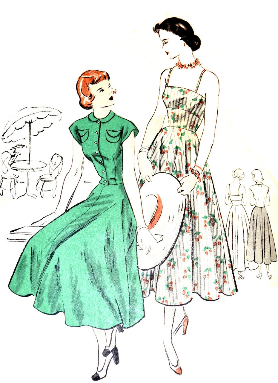 Vogue 3208 dress and jacket pattern vintage 1950s 31.5B