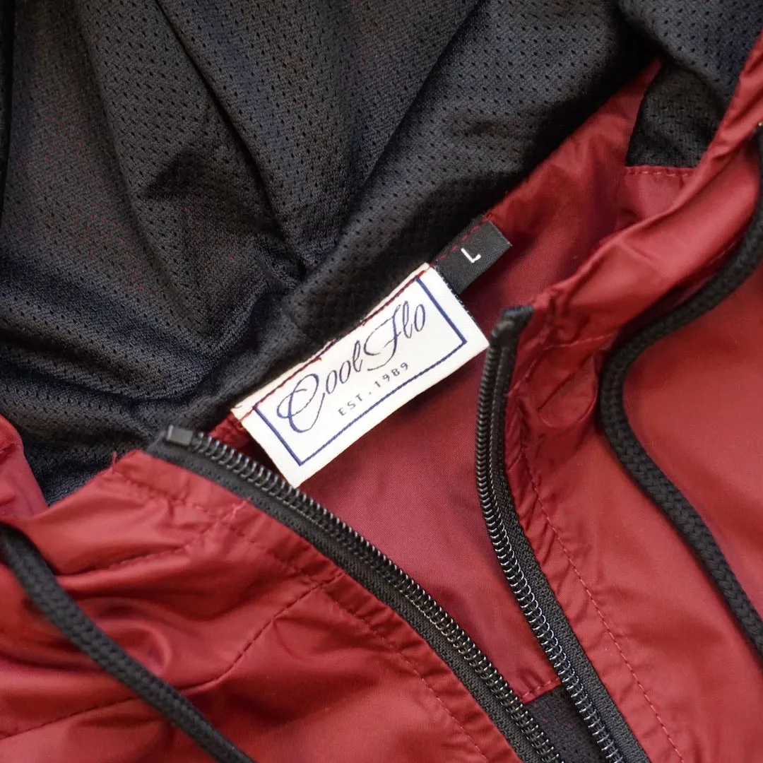 Wind Runner Jacket - Burgundy & Black