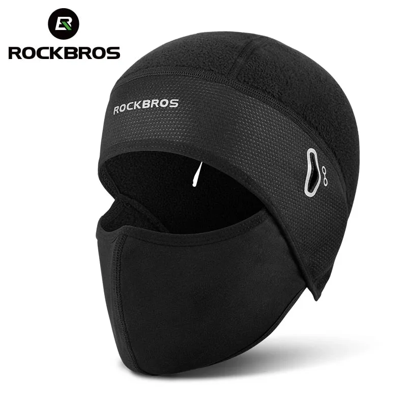 Winter Caps Bike Balaclava Bicycle Cap Glasses Hole   Bandana Sports Running Headband Windproof Riding Keep warm Mask